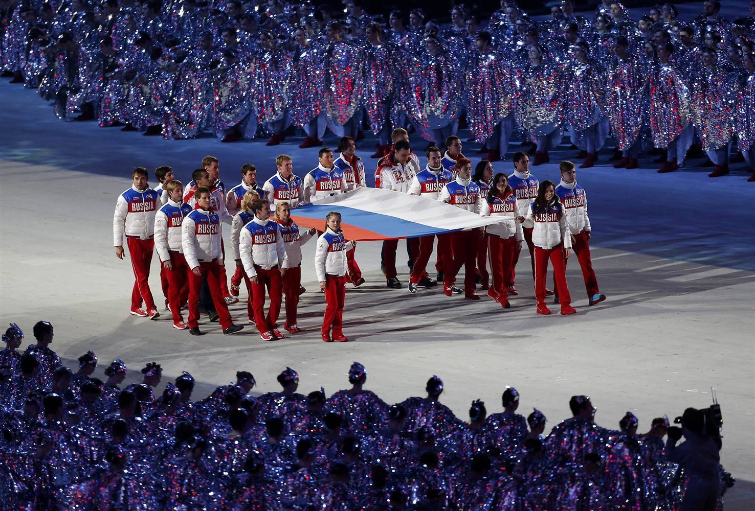 Церемония открытия олимпиады в Сочи 2014